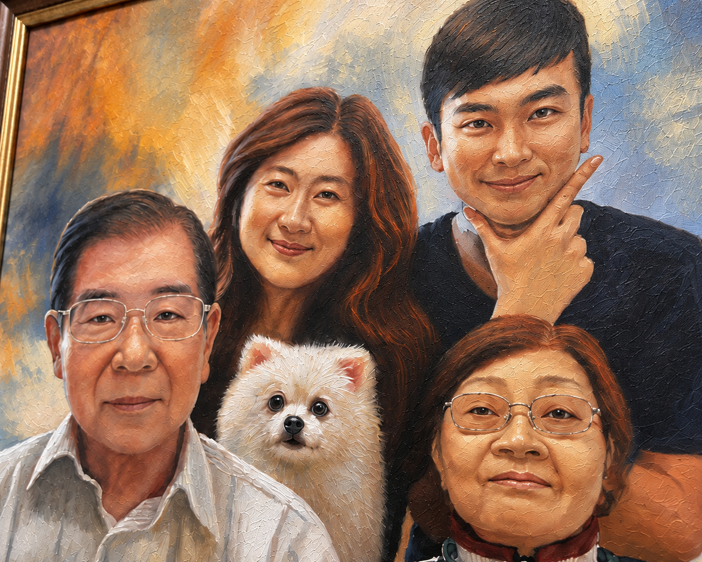 Where Love Still Gathers — Expressions and closeness, artwork detail