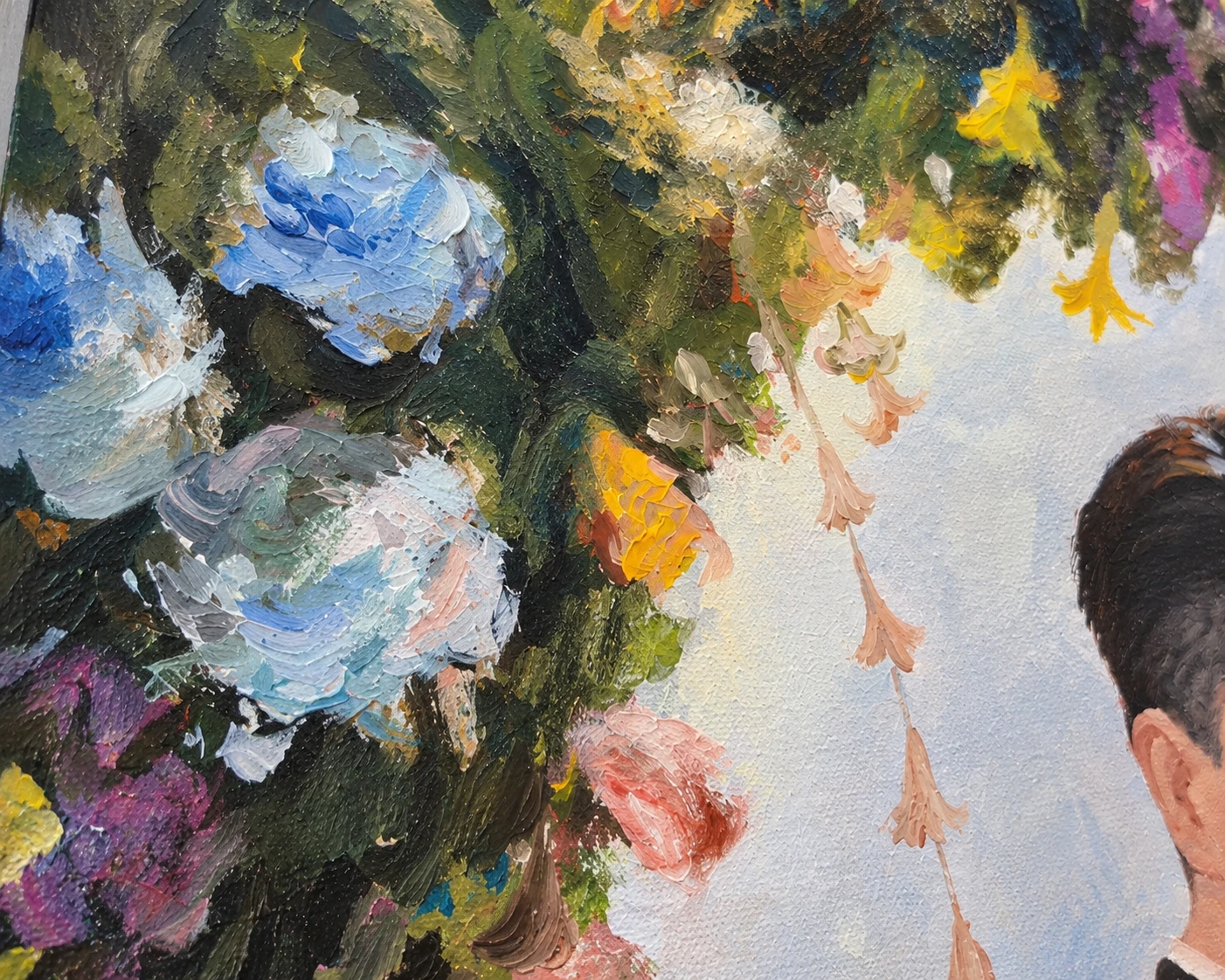 當永遠成為我們:あの日の花を、絵の中に(作品の細部)