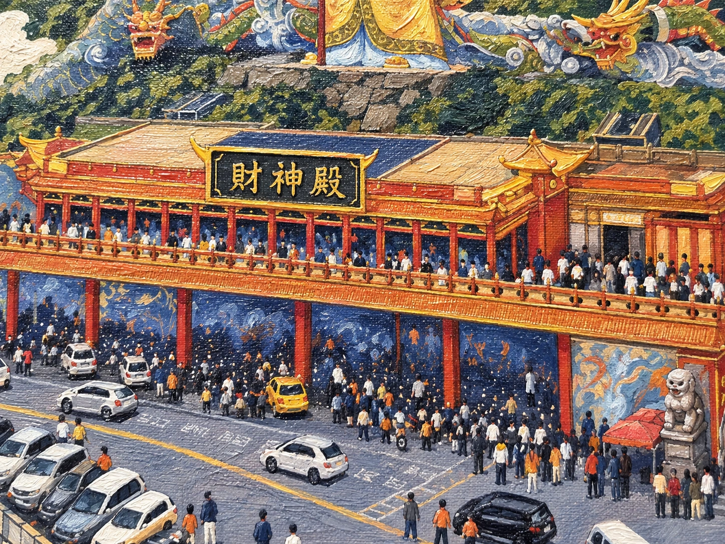 願上南山,願望相聚的地方,作品局部